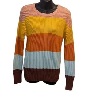 Ichi multicolour stripe sweater XS